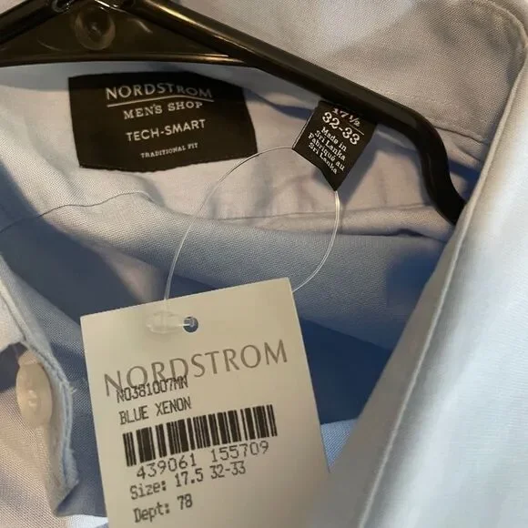 Nordstrom Traditional Fit Pinpoint Dress Shirt - Picture 10 of 11